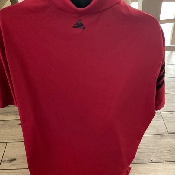 Men’s used size XL red black adidas clima cool golf polo shirt - Picture 5 of 5